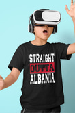 Arnavutluk Siyah Unisex Çocuk Tişört