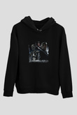 Arnold Schwarzenegger Baskılı Unisex Siyah Hoodie
