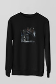 Arnold Schwarzenegger Baskılı Unisex Siyah Sweatshirt