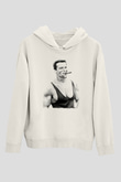Arnold Schwarzenegger Beyaz Unisex Kapüşonlu Sweatshirt