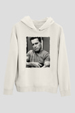 Arnold Schwarzenegger Beyaz Unisex Kapüşonlu Sweatshirt