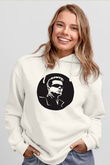 Arnold Schwarzenegger Beyaz Unisex Kapüşonlu Sweatshirt