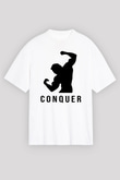 Arnold Schwarzenegger Beyaz Unisex Oversize Tişört T-Shirt