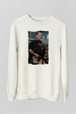 Arnold Schwarzenegger Beyaz Unisex Sweatshirt