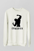 Arnold Schwarzenegger Beyaz Unisex Sweatshirt