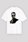 Arnold Schwarzenegger Beyaz Unisex Tişört T-Shirt - TişörtFabrikası