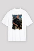 Arnold Schwarzenegger Beyaz Unisex Tişört T-Shirt - TişörtFabrikası