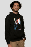 Arnold Schwarzenegger Siyah Unisex Kapüşonlu Sweatshirt