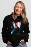 Arnold Schwarzenegger Siyah Unisex Kapüşonlu Sweatshirt