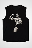 Arnold Schwarzenegger Siyah Unisex Kolsuz Tişört