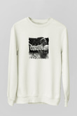 Arnold Schwarzenegger Unisex Baskılı Beyaz Sweatshirt