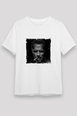 Arnold Schwarzenegger Unisex Baskılı Beyaz Tişört