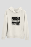 Arnold Schwarzenegger Unisex Baskılı Beyaz Kapüşonlu Sweatshirt