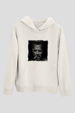 Arnold Schwarzenegger Unisex Baskılı Beyaz Kapüşonlu Sweatshirt