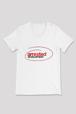 Arrested Development Beyaz Unisex V Yaka Tişört T-Shirt