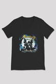 Artillery Baskılı Unisex Siyah V Yaka Tişört