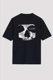 As I Lay Dying Baskılı Unisex Siyah Oversize Tişört