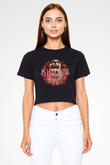 As I Lay Dying Siyah Crop Top Tişört