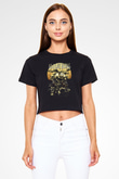 As I Lay Dying Siyah  Crop Top Tişört