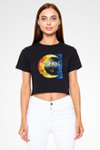 As I Lay Dying Siyah Crop Top Tişört