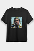 ASAP Mob Baskılı Unisex Siyah Tişört