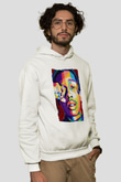 ASAP Mob Beyaz Unisex Kapüşonlu Sweatshirt