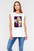 ASAP Mob Beyaz Unisex Kolsuz Tişört