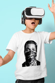 ASAP Rocky Baskılı Beyaz Unisex Çocuk Tişört