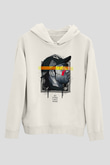 Asap Rocky Baskılı Beyaz Unisex Kapüşonlu Sweatshirt
