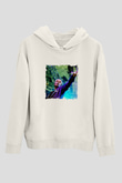 ASAP Rocky Baskılı Unisex Beyaz Hoodie