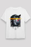 Asap Rocky Baskılı Unisex Beyaz Tişört - Tshirt