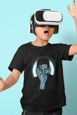 Asap Rocky Baskılı Unisex Siyah Çocuk Tişört - Tshirt