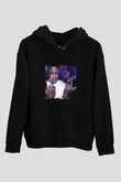 ASAP Rocky Baskılı Unisex Siyah Hoodie