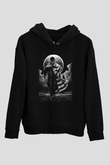 Asap Rocky Baskılı Unisex Siyah Hoodie