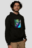 ASAP Rocky Baskılı Unisex Siyah Hoodie