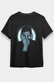 Asap Rocky Baskılı Unisex Siyah Tişört - Tshirt