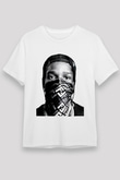 ASAP Rocky Beyaz Unisex Tişört T-Shirt - TişörtFabrikası