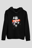 ASAP Rocky Siyah Unisex Hoodie