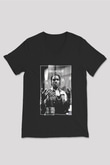 ASAP Rocky Siyah Unisex V Yaka Tişört T-Shirt