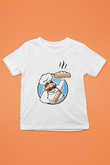 Aşçı Baskılı Beyaz Unisex Çocuk Tişört