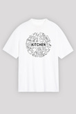 Aşçı Beyaz Unisex Oversize Tişört T-Shirt