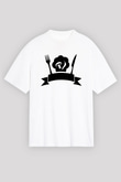 Aşçı Beyaz Unisex Oversize Tişört T-Shirt
