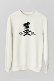 Aşçı Beyaz Unisex Sweatshirt