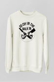 Aşçı Beyaz Unisex Sweatshirt