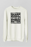 Aşçı Beyaz Unisex Sweatshirt