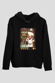 Aşçı Siyah Unisex Kapşonlu Sweatshirt