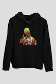 Aşçı Siyah Unisex Kapşonlu Sweatshirt