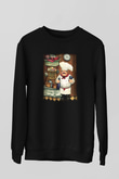 Aşçı Siyah Unisex Sweatshirt