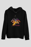 Asia Siyah Unisex Kapüşonlu Sweatshirt