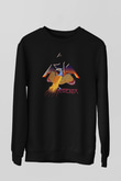 Asia Siyah Unisex Sweatshirt